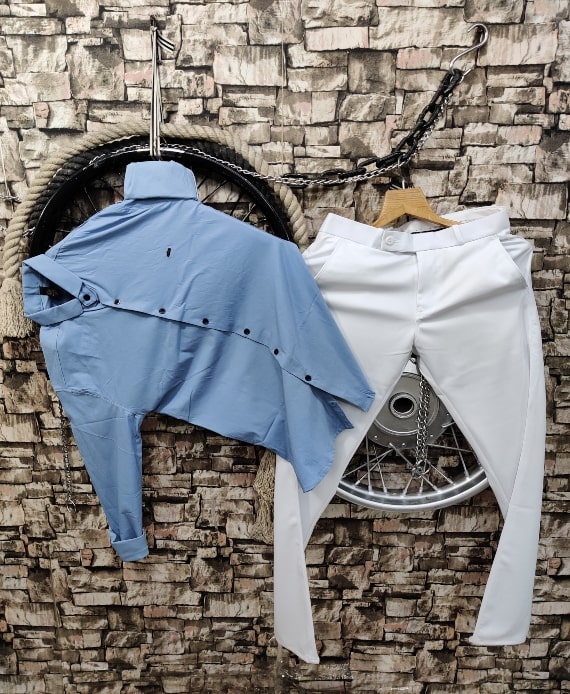 LYCRA FULL SLEEVES SHIRT AND PANT - COMBO SET